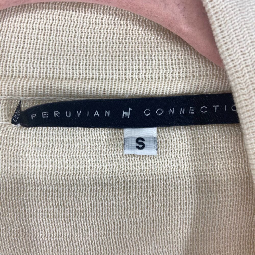 Peruvian Connection Yellow Open Front Cardigan Pi… - image 5